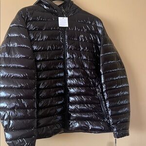 Calvin Klein Black Puffer Packable  Jacket